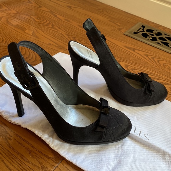 Stuart Weitzman  silk SLINGBACK PUMP - Picture 5 of 6